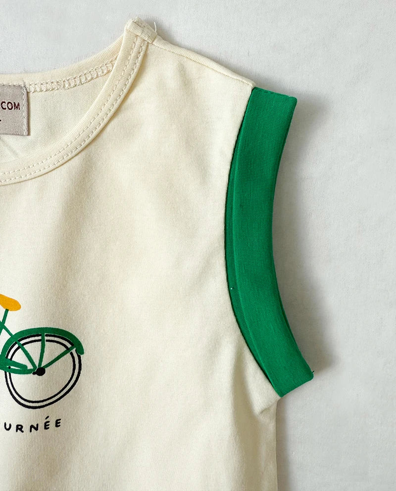 Ali Plus SS26 Printed Bike collection Family Matches Clothes boys girls baby