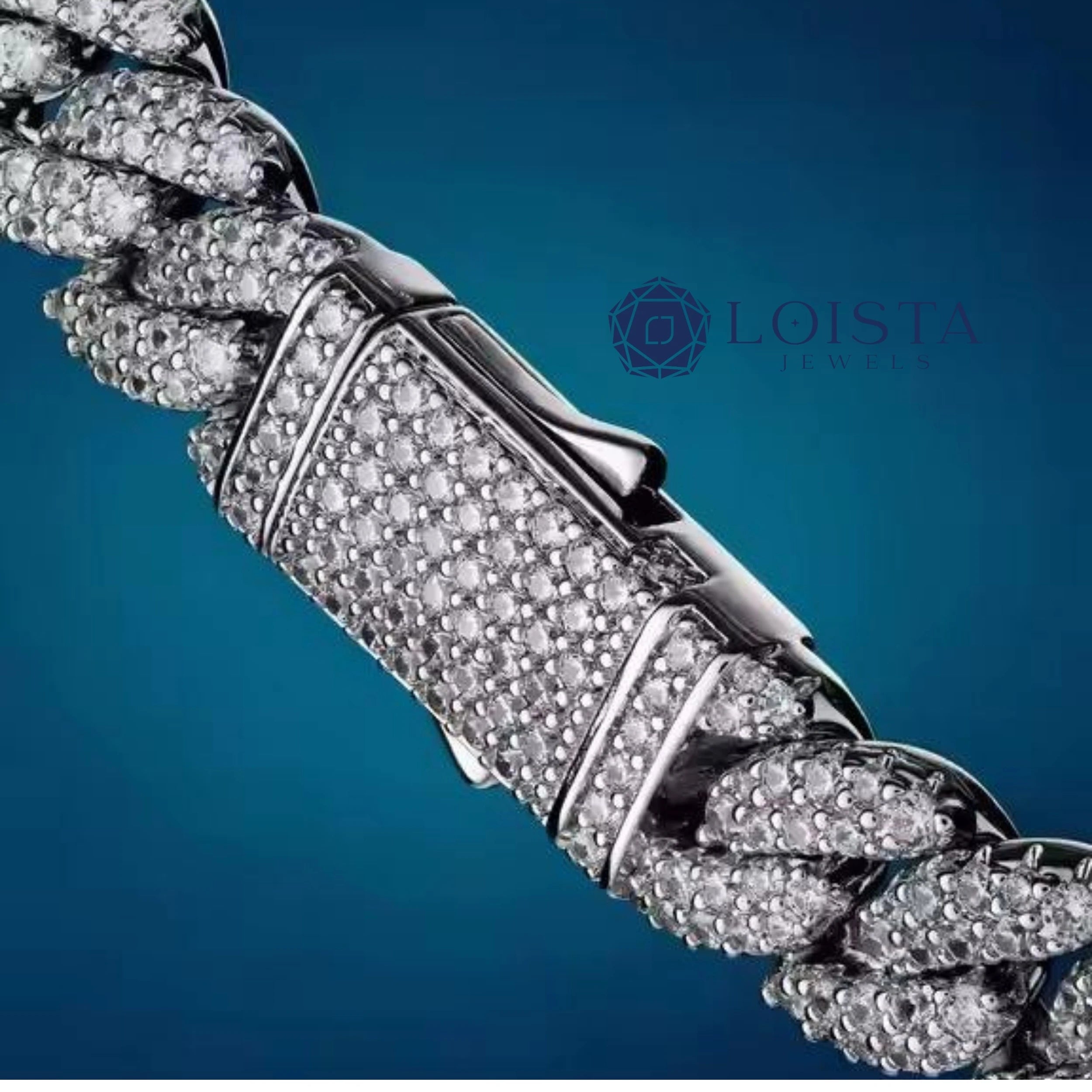 IGI Certified Lab Grown Diamond Hip Hop Cuban Link Chain Necklace In Gold Iced Out Chain for Men