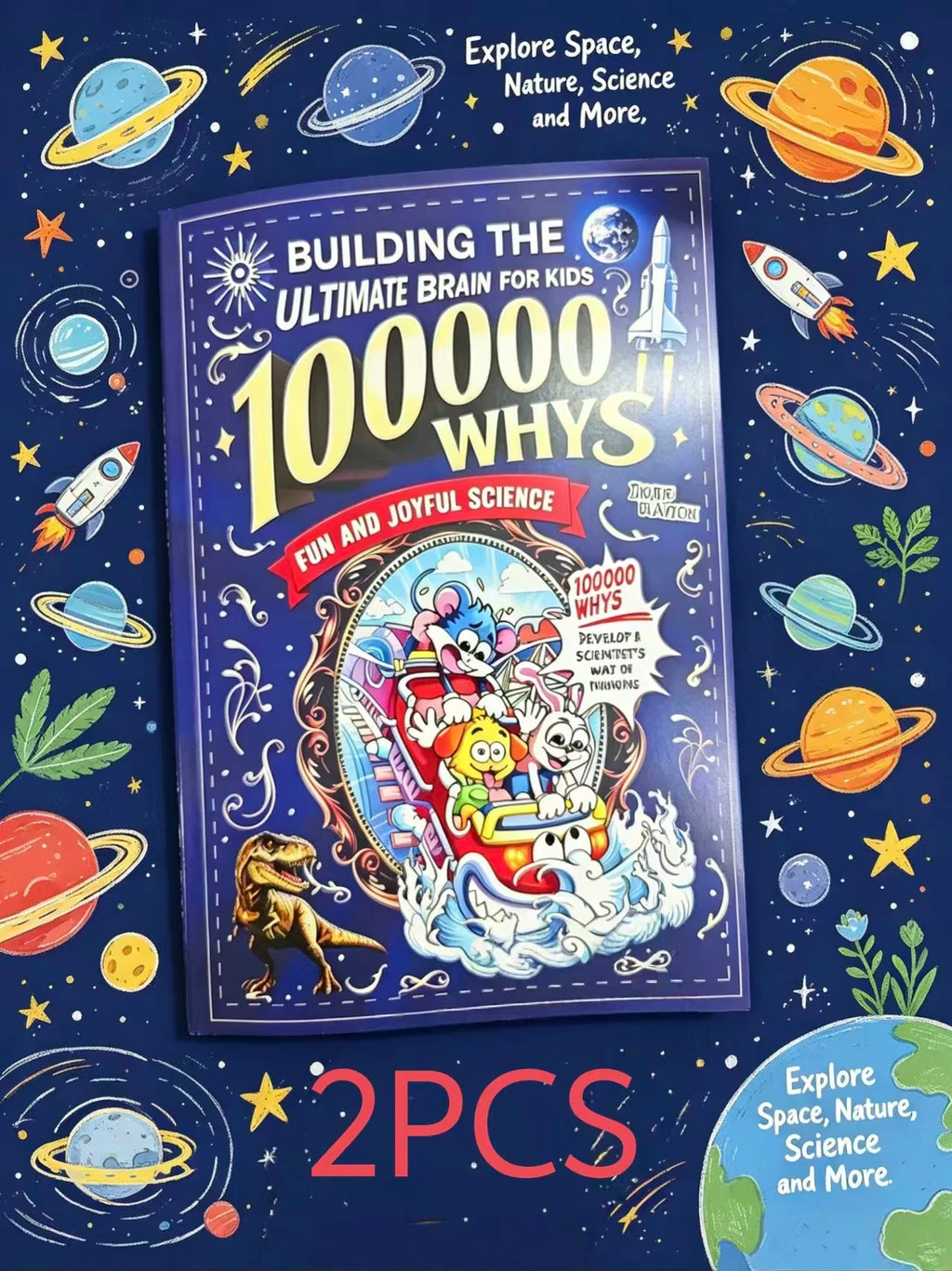10000 Whys Kids Fun Science Book Ultimate Brain Educational Reading Cultivate Scientific Thinking STEM Learning for Children