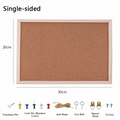 Home Decor DIY Cork Display Panel Soft Wood Cork Board Decorative Hanging Photo Background