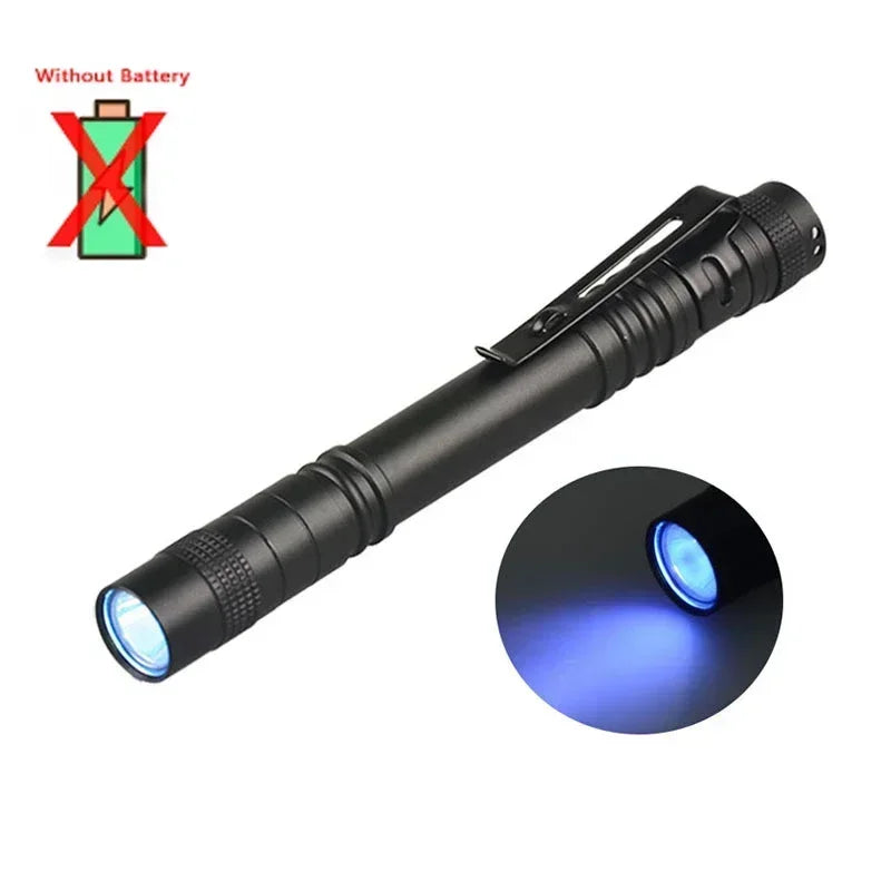 Mini USB Rechargeable LED Flashlights Portable Pocket Pen Clip light for Work Emergency Outdoors Waterproof Lantern with Magnet