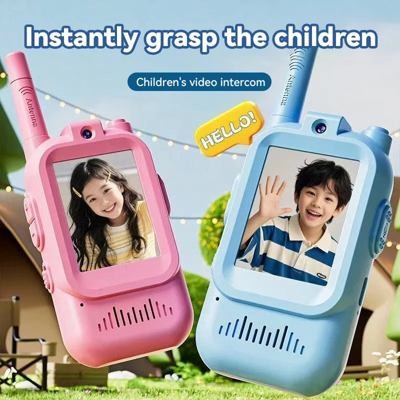 Kids Video Walkie Talkie Toys outdoor Children Parent-child intercom machine Walkie-talkie with HD Camera for Boys & Girls Gifts