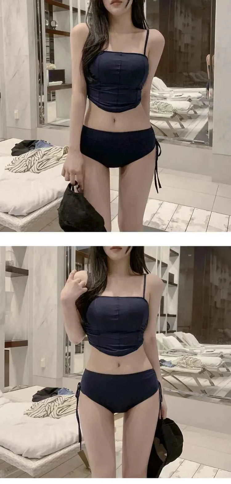 Sexy Bal Bikini Trendy Strap Design Multicolor Women's Swimsuit for Vaion Casual Wear Nylon Material One-Piece Suit