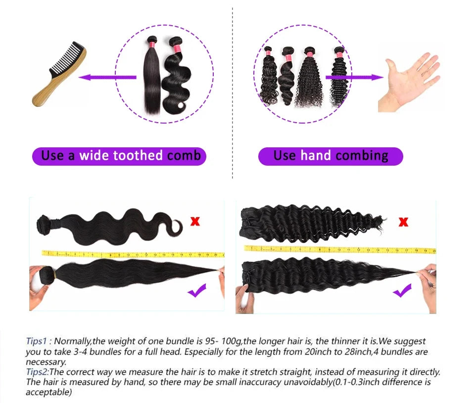 Loose Deep Wave Bundle With Closure Frontal HD Transparent Lace And Closure Virgin Raw Curly Human Hair Bundle Deal Hair Extensi