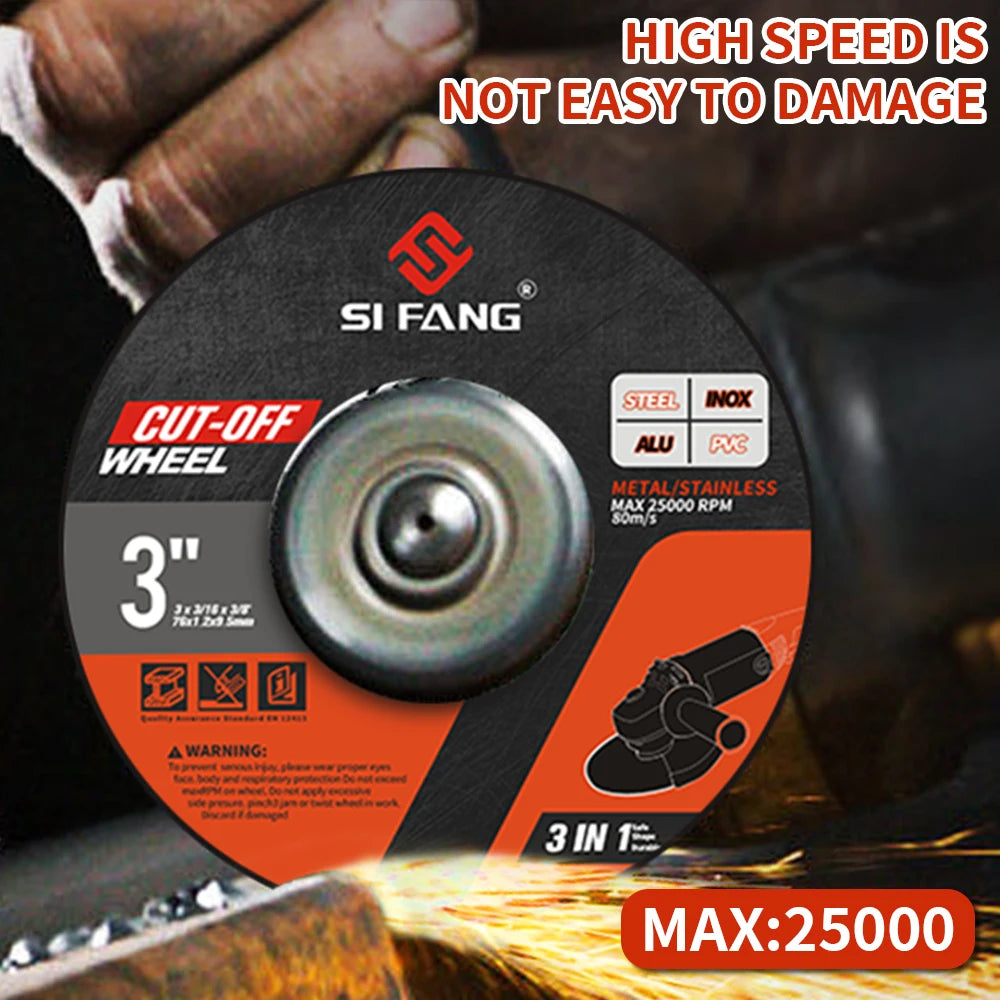 3-50Pcs 75mm Resin Cutting Disc Cut Off Wheel Angle Grinder Disc Slice Fiber Reinforced for Metal Stainless Steel