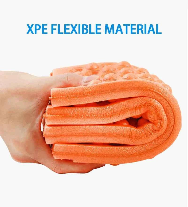 Honeycomb Massage Mat Fold XPE Cushion Outdoor Hiking Camping Training Park Foldable Pillow Picnic Sitting Moisture-proof Pad