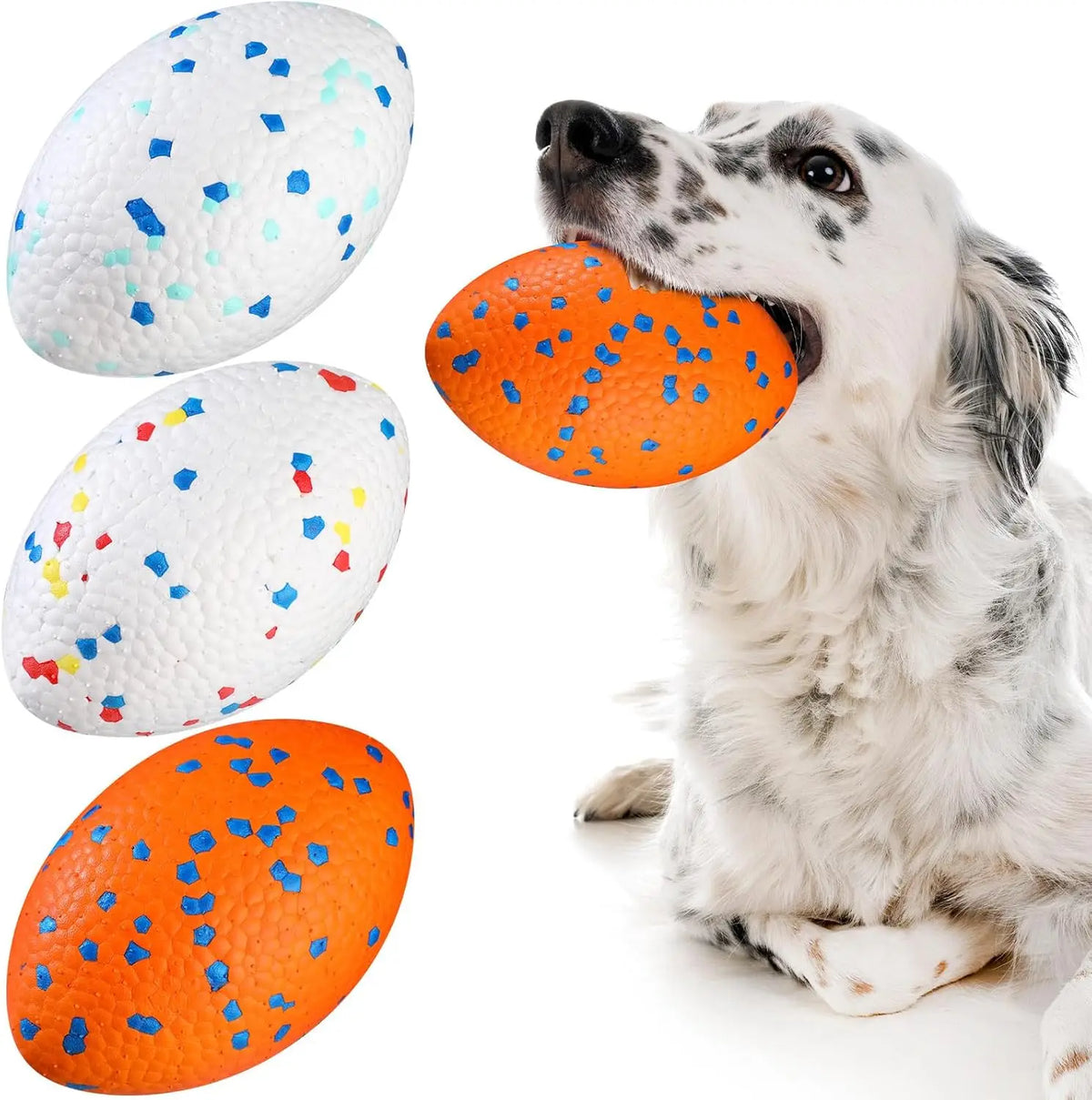 Durable Dog Football Toy For Tough Chewers And Fetch