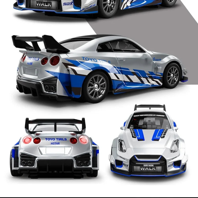 Mini Alloy RC Car 1:43 High-Speed Drifting Sports Car Boys Toy Four-Wheel Drive Simulation Race Car Remote Control Vehicle