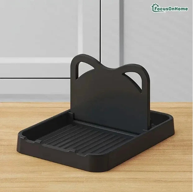 Kitchen And Household Storage Rack Plastic Multifunctional Vertical Foldable Wall Mounted Spoon Storage Rack Kitchen Accessories