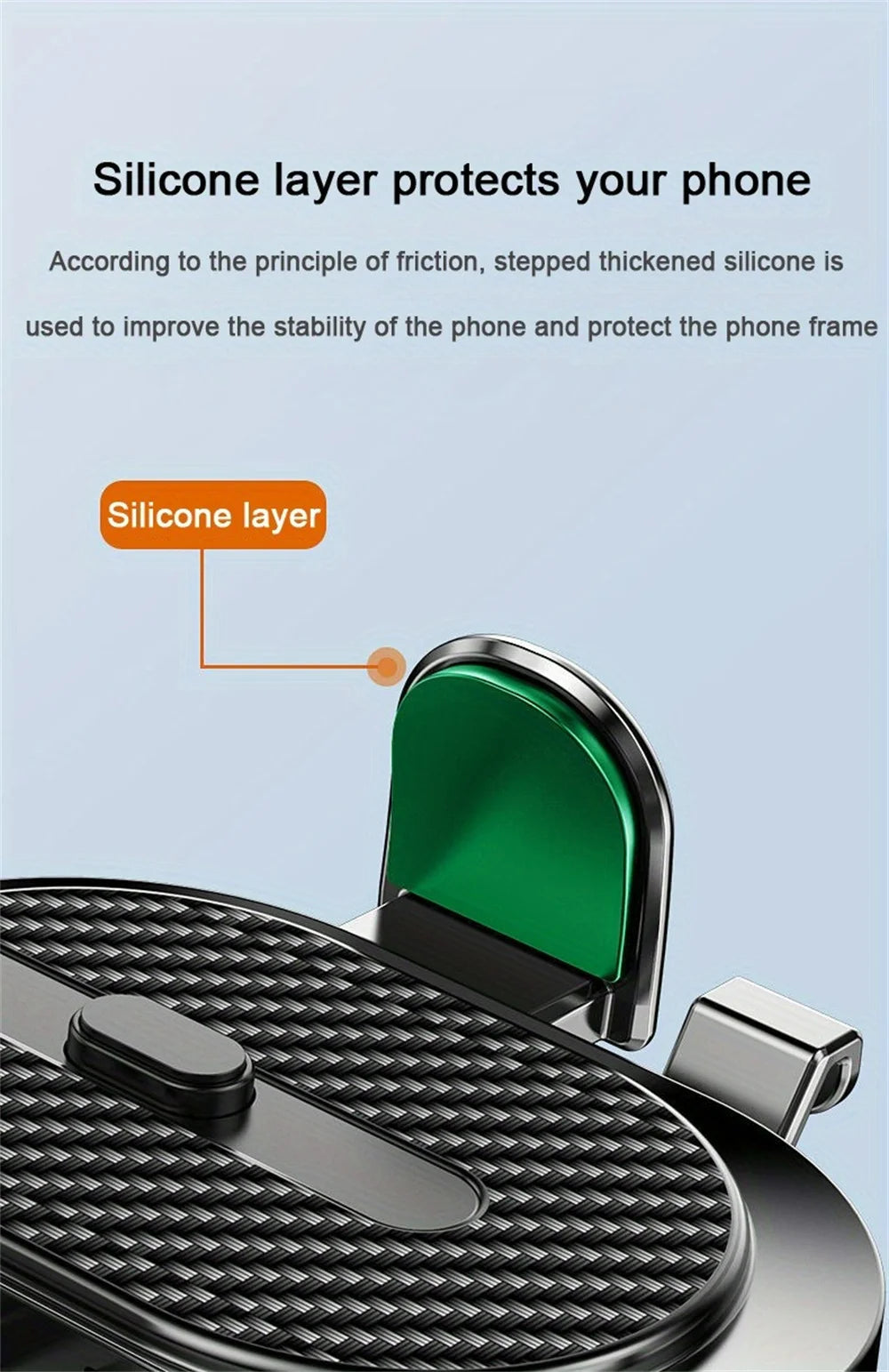 Universal Dashboard Car Phone Holder Multi-Functional 360 Rotating GPS Navigation Air Vent Mount Sucker Bracket Car Phone Mount