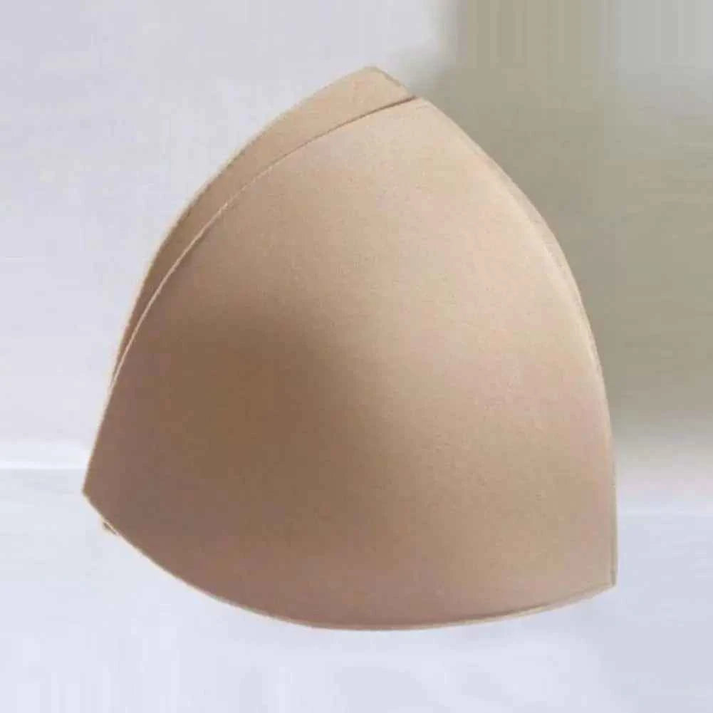 2Pcs Bikini Bra Pad Triangle Cups Chest Push Up Insert Foam Pads For Swimsuit Padding Accessories Removeable Enhancer Bra Pads
