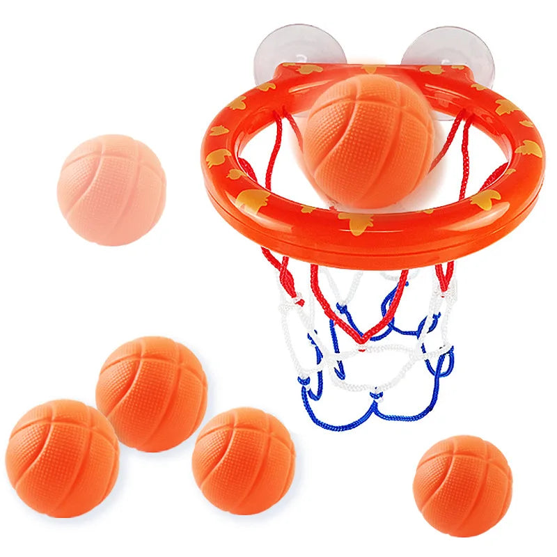 Kids Shooting Play Set 1 Plastic Basket With 3 Mini Plastic Basketballs Funny Practice shooting Toys For Girl Boy Gift