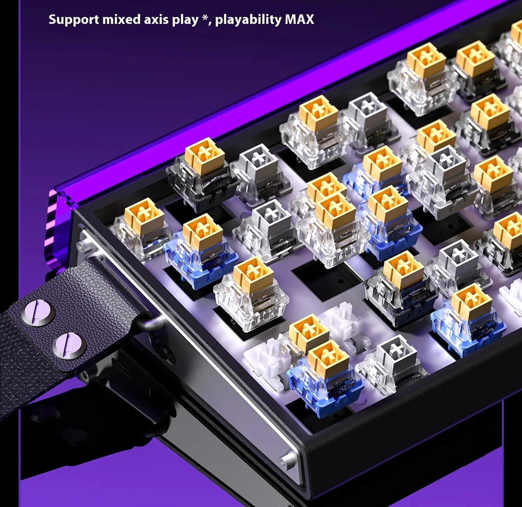 AULA HERO68 HE Magnetic Switch Wired Gaming Keyboard Rapid Trigger 8K Return Esports Gamer Keyboard RGB Wired Gaming Keyboard