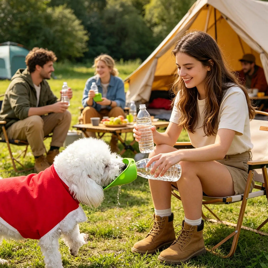 Water Bottle for Dogs Folding Puppy Waterer Puppy Drinking Bottle for Pet Parents Animal Lovers Trainers Hiking Camping Picnic