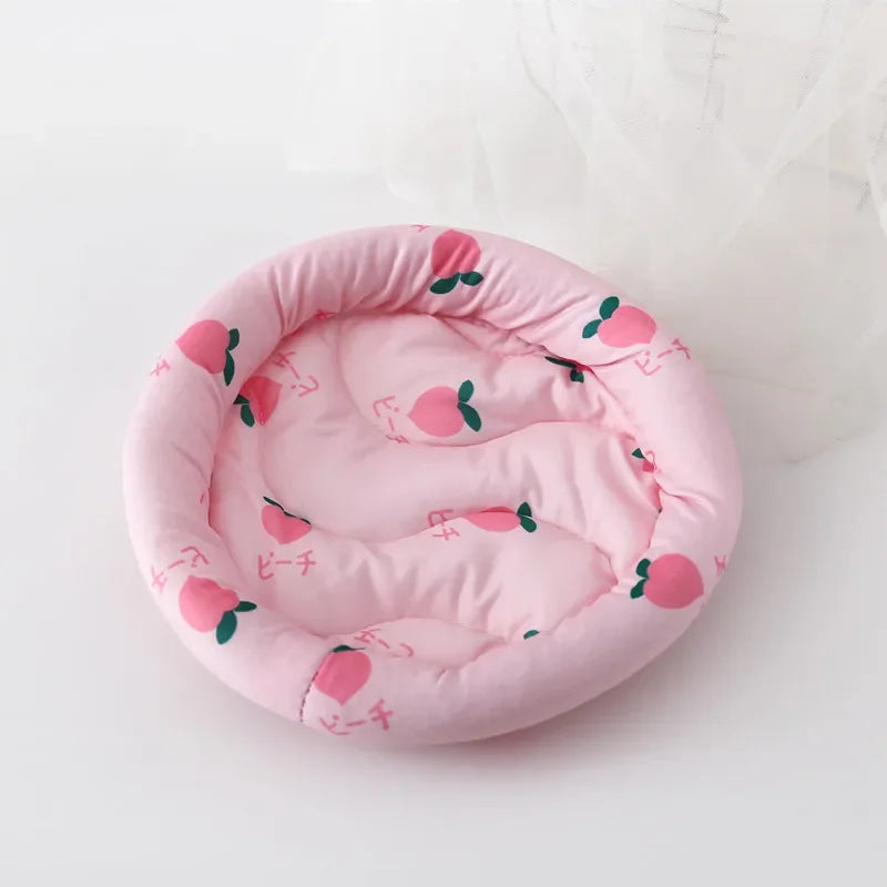 Round Hamster Bed Comfortable Sleeping Mat - Soft Cushion for Hedgehogs Squirrels Mice Guinea Pigs, Cozy Small Animal