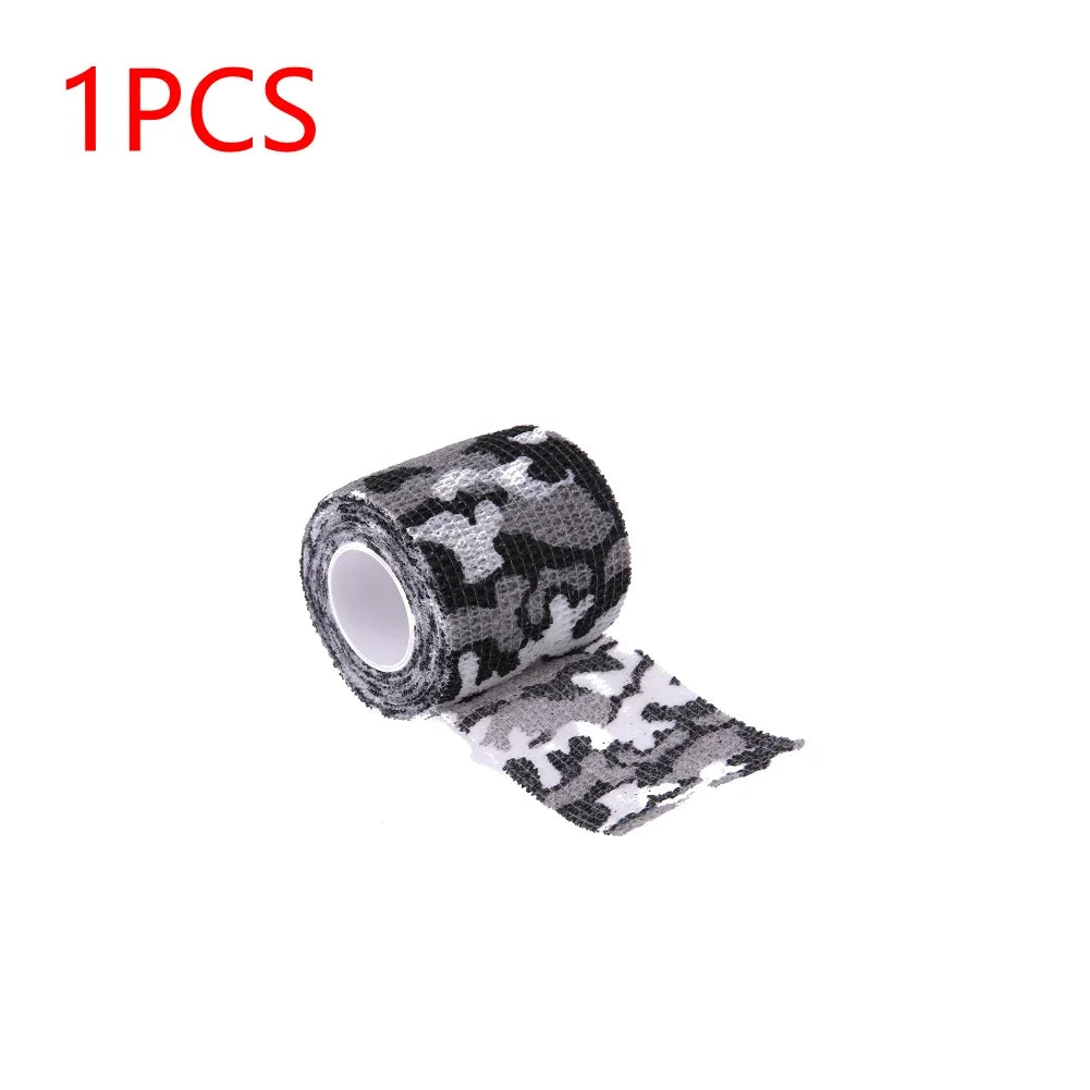 Camouflage Invisible Tape Camo Form Self Cling Camo Hunting Rifle Fabric Tape Wrap Camouflage Tape Outdoor Camping Accessories