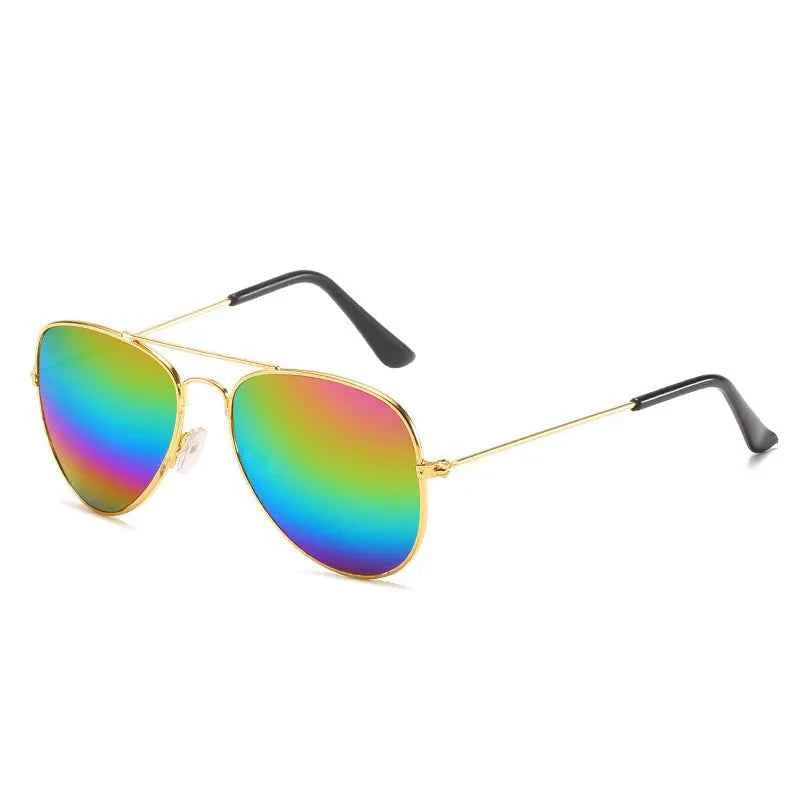 FASHION Children's student sunglasses men and women color reflective sunglasses toad mirror cute baby kids sun glasses