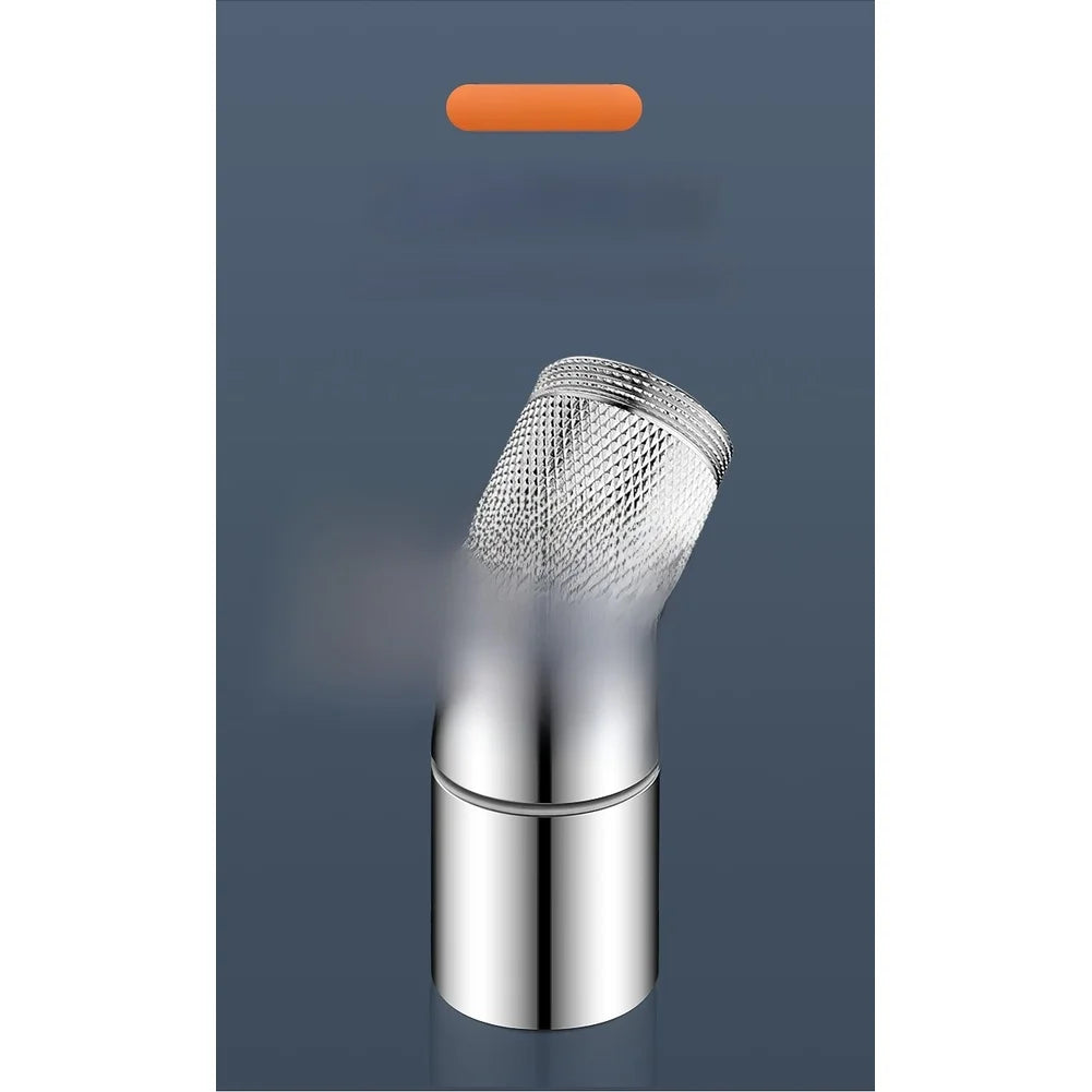 360 Degree Rotating Kitchen Faucet Extender With 3 Modes Spray Shower Stream For Splash Prevention Silver Adapter Included