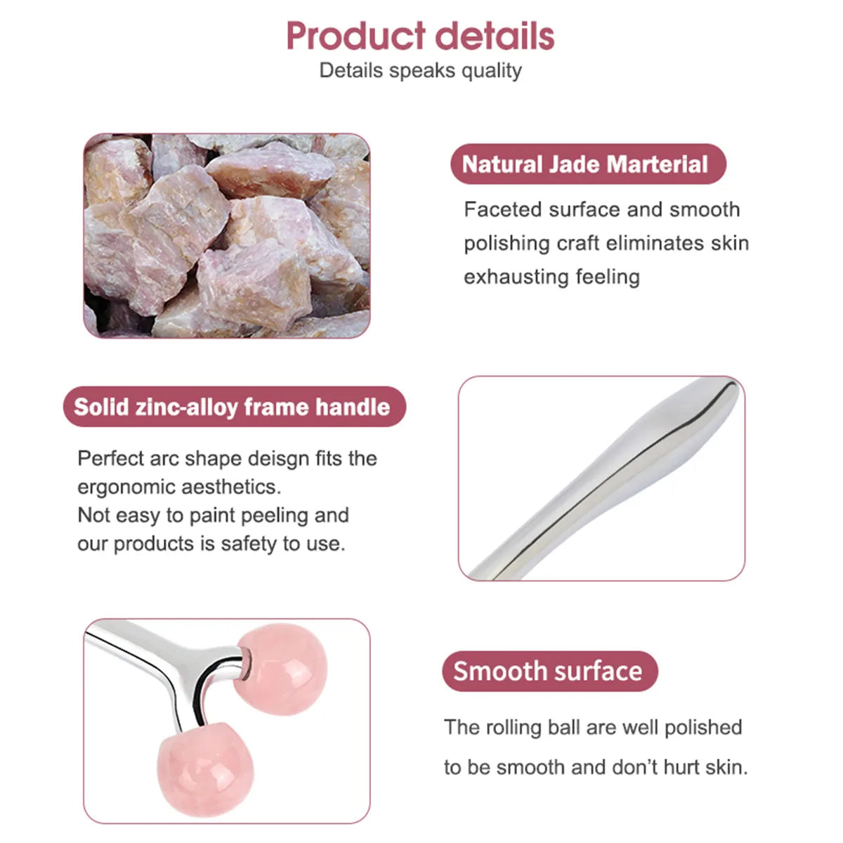 2in1 Manual 3D Face Roller Women Man Face Relax Massager Facial Massager Y Shape  Facial Roller Massager Eye Body Skin Care Tool