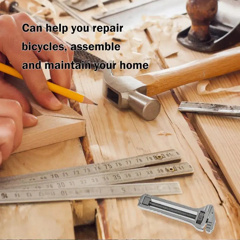 Advanced Outdoor Small Tools: Portable Mini Wrench & Multitool; Lightweight Titanium Alloy Mini Wrench and Multitool