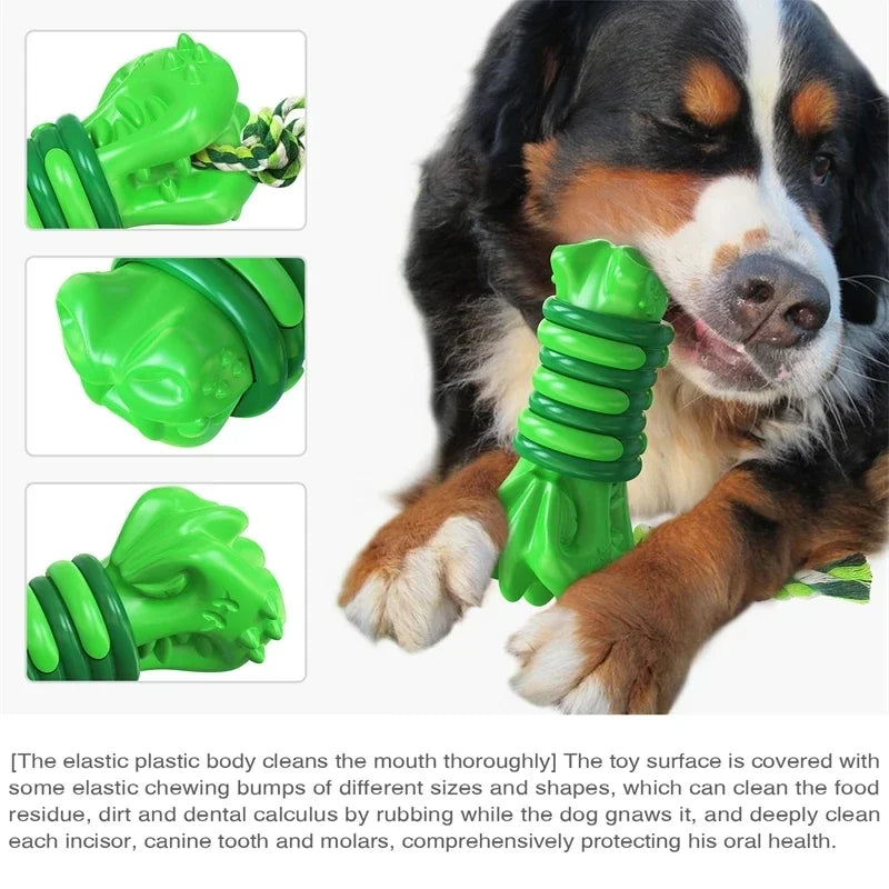 Large Breed Dog Toys for Aggressive Chewers - Almost Indestructible Interactive Squeaky Giggle Chew Toy Long Lasting Tough Pet P