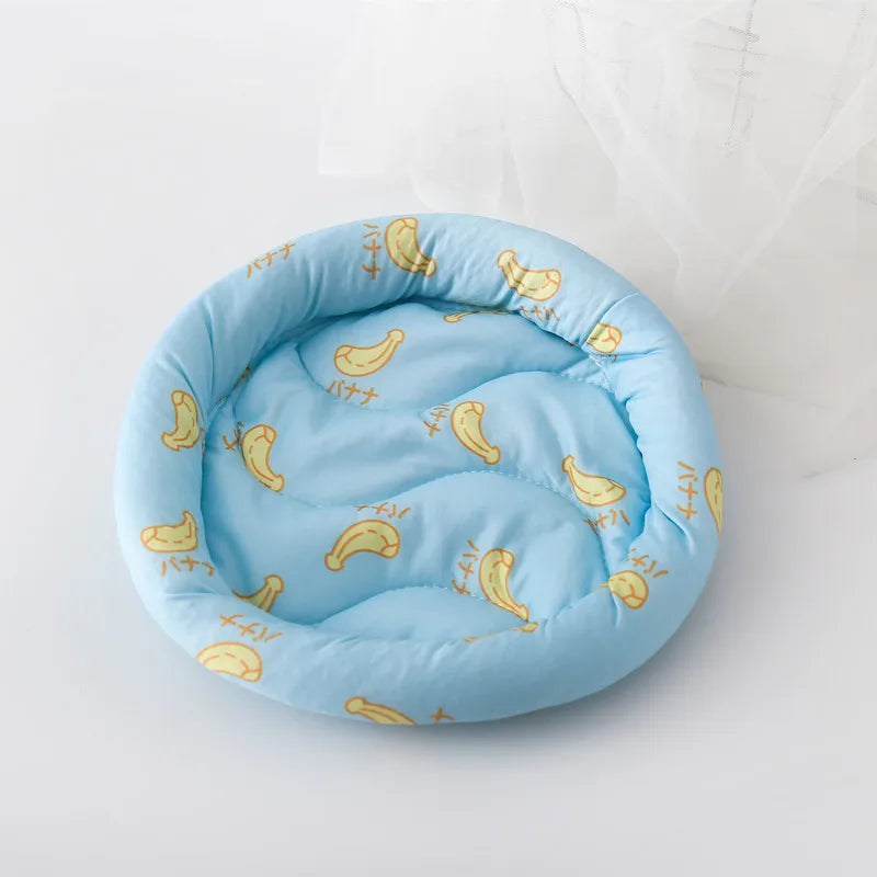 Round Hamster Bed Comfortable Sleeping Mat - Soft Cushion for Hedgehogs Squirrels Mice Guinea Pigs, Cozy Small Animal