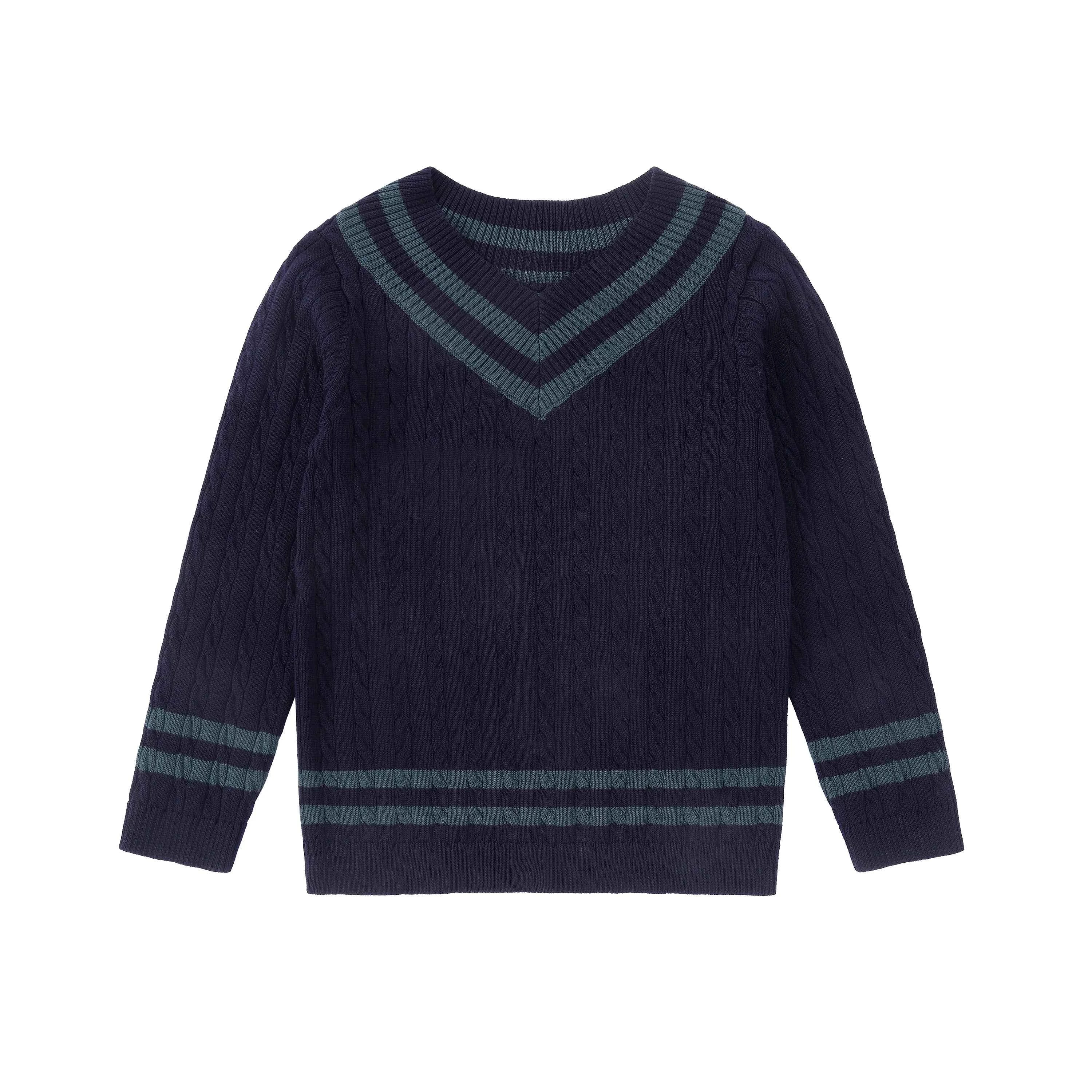AS Navy Collection AW25 Girls Plaid Dress Two Color Patchwork Sweater Baby Romper Boys Blazer Pants Family Matching Clothing