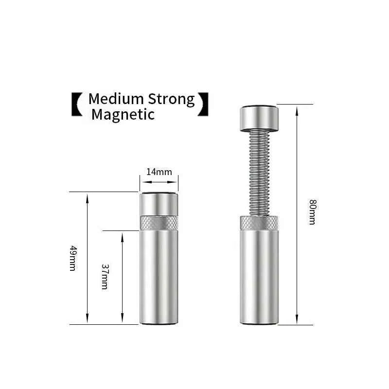 Aluminum GPU Holder Vertical Telescopic Rotating Stand Magnetic Bracket Video Card Holder Graphics Card Bracket Support 27-120mm