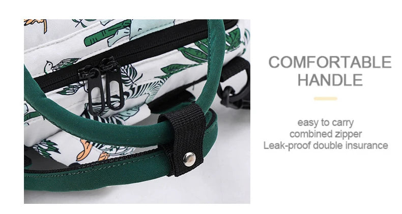 IYEAL Fashion Baby Nappy Bag Cute Animal Pattern Mommy Bag Multi Functional Large Capacity Diaper Bags for Babies Nursing Bags