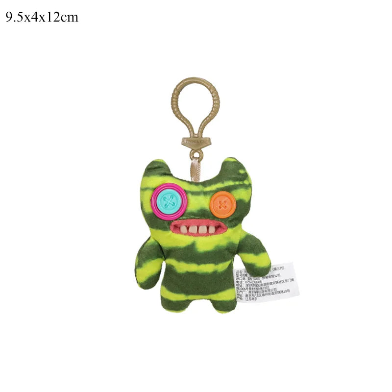 Original Fuggler Plush Keychain Ugly Monster Screech Munch Rabid Rabbit Wide Eyed Weirdo Annoyed Alien Stuffed Peluche Toys