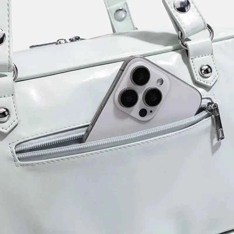 Star Chain Y2k Harajuku Shoulder Itabag Blue Lolita Girl Pain Bags Transparent Japanese Crossbody Bag New Concert Korean Handbag