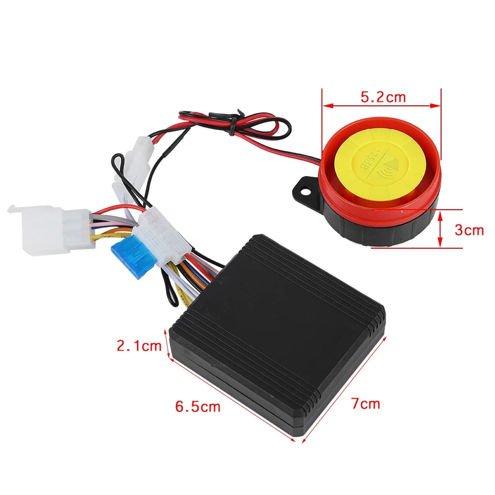 Motorcycle Anti theft Remote Control 12V Motorcycle Anti theft Security Alarm System Remote Control Engine Start