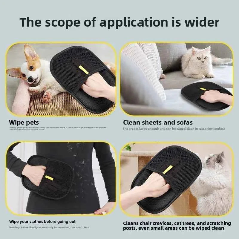 Pet Hair Removal Gloves, Cat hair, Dog Hair Brush, Hair Remover, Household Carpet, Sofa, adhesive Hair Gloves, Cleaning Brush