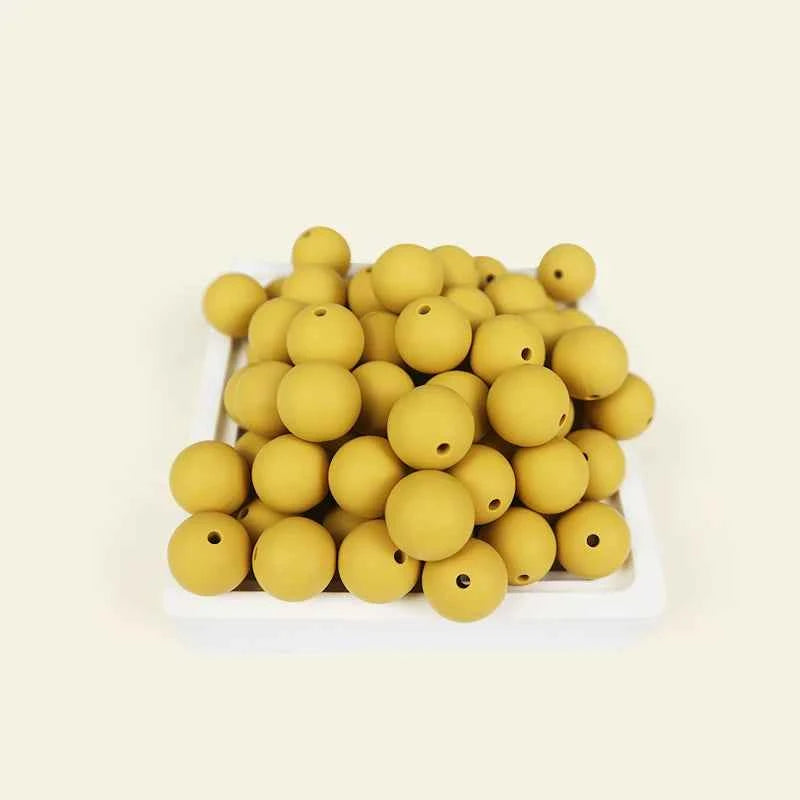 12mm Siilcone Round Beads 100/50/20Pcs For Jewelry Making To Make Bracelets DIY Keychain Necklace Jewelry Accessories BPA Free