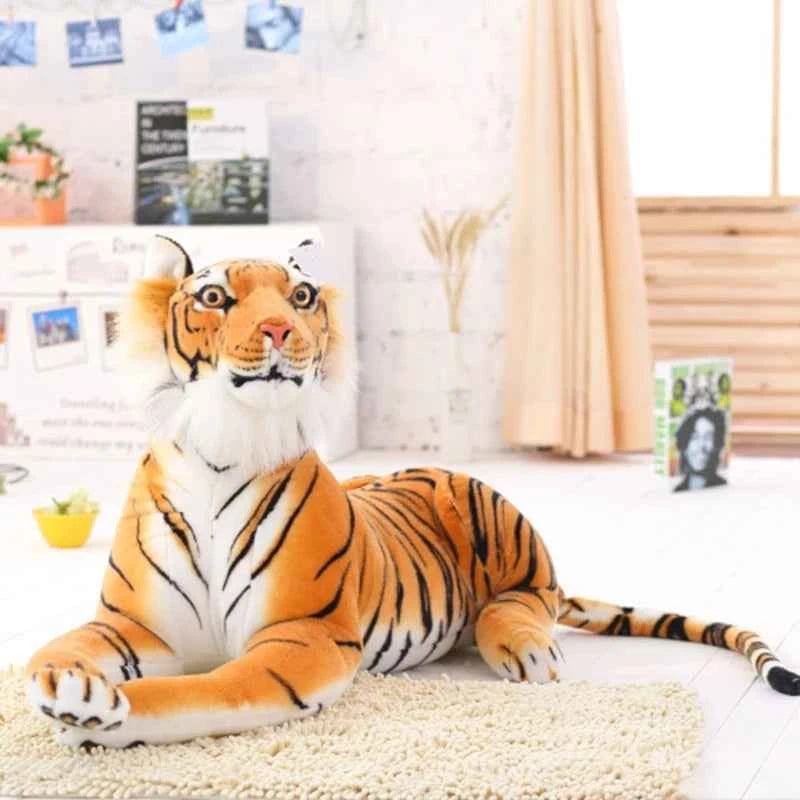 30-120cm Cute White Tigers Plush Toys Simulation Tigers Stuffed Dolls Baby Pillow Plush Kid Toys Gift