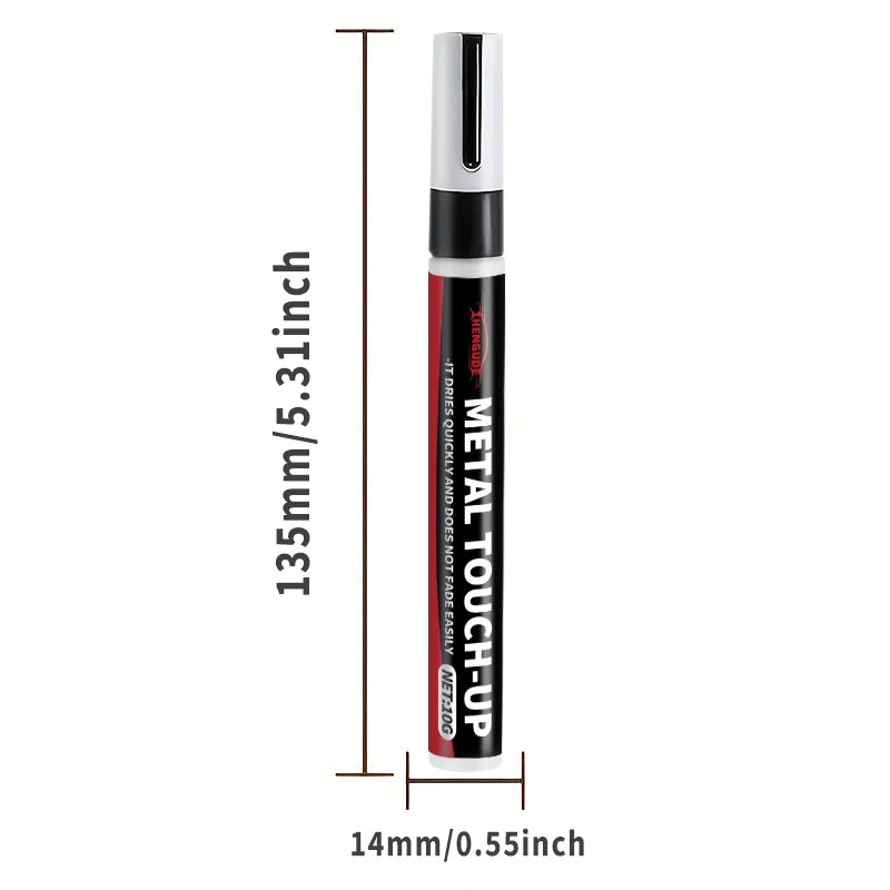 Car Paint Repair Pen, Professional-Grade Car Interior Paint Repair Pen - Black Plastic Scratch Repair Pen, Suitable for Steering Wheel, Dashboard, and Plastic Surfaces - Car Maintenance, Interior Restoration, Dashboard Refurb