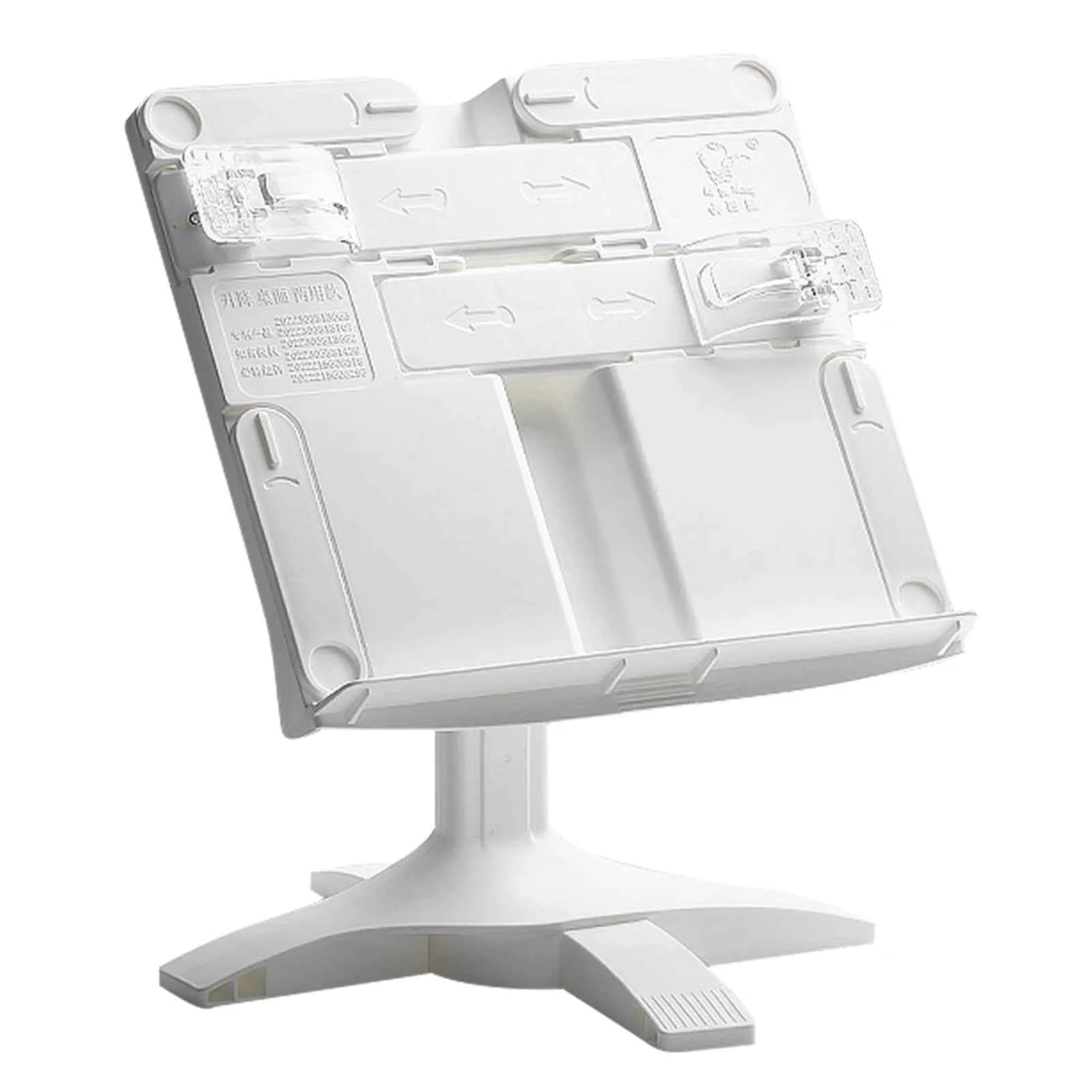 Adjustable Rotatable Reading Bookshelf Portable Book Support Lifting Landing Multifunctional Document Shelf for Home