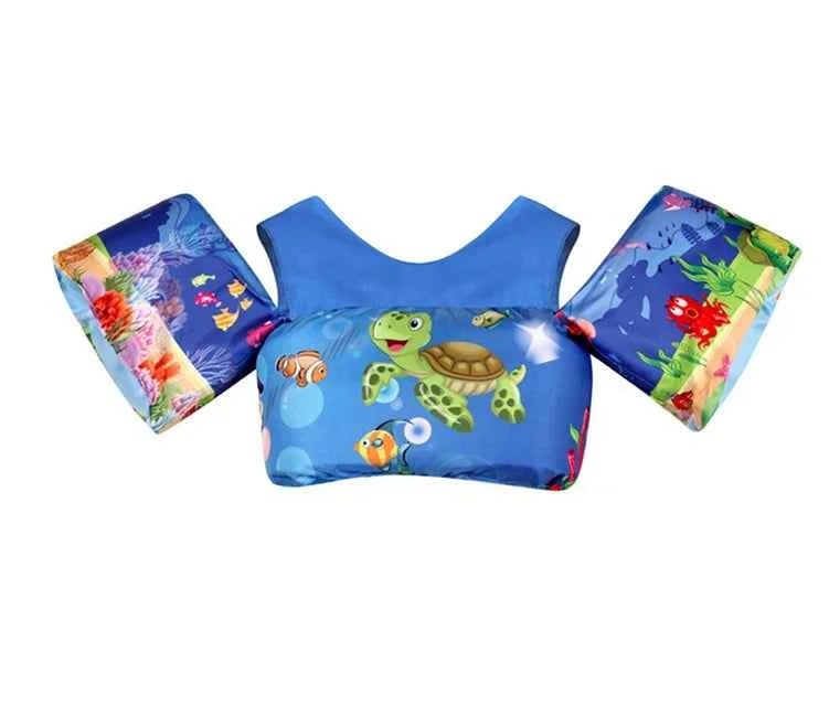 2-8 years Baby Swim Vest Child Arm Float Vests Kids Swim Trainer Buoyancy Sleeve Swimsuit Swimming Pool Accessories