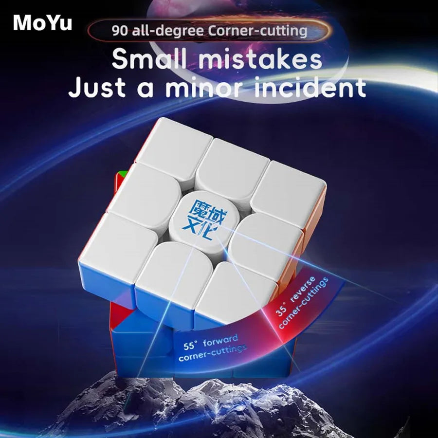 Moyu Weilong WRM V9 20-Magnet Ball Core Magic Speed Cube Fidget Toys Moyu Weilong WRMV9 Maglev Cubo Magico Puzzle Gift Toy