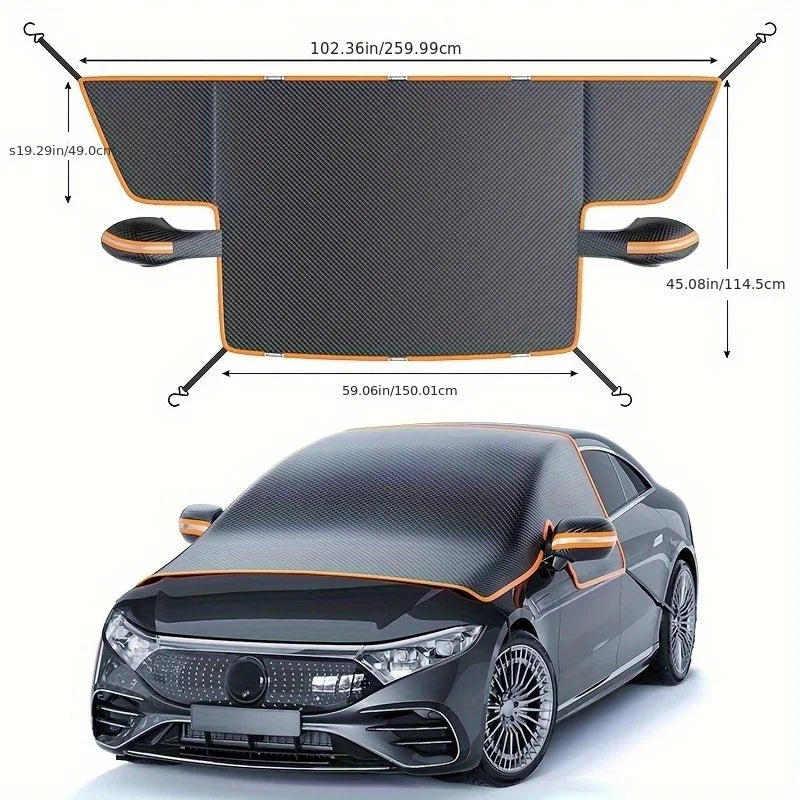 Magnetic Windshield Snow Cover Frost Guard for Cars