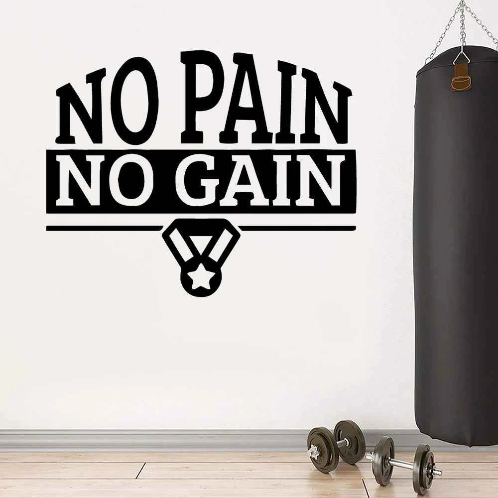 Gym Wall Stickers Decorative Sticker Home Decor Living Room Bedroom Wall Decal Home Decor