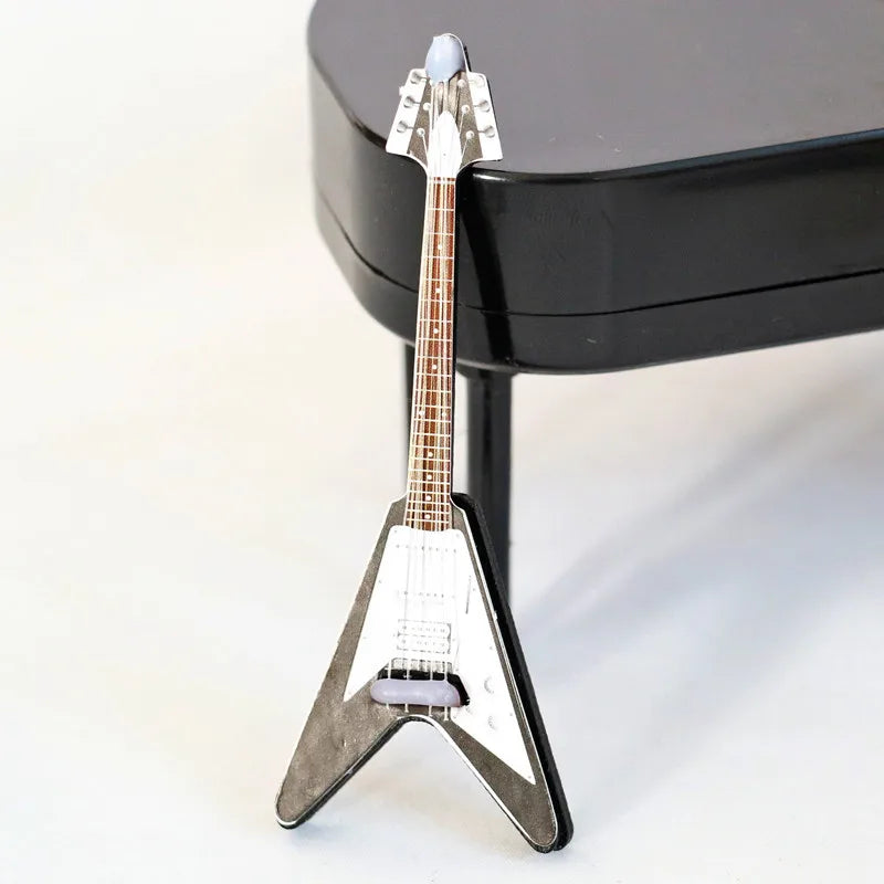 1/6 Dollhouse Miniature Musical Instrument Guitar Toys Model for Blyth ob11 Dolls House Decoration Accessories