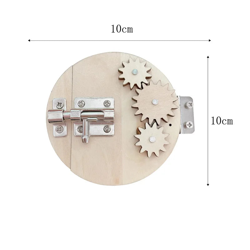 Kids Busy Board DIY Accessories Baby Activity Fine Motor Skills Learning Games Montessori Sensory Toys Early Education Busyboard