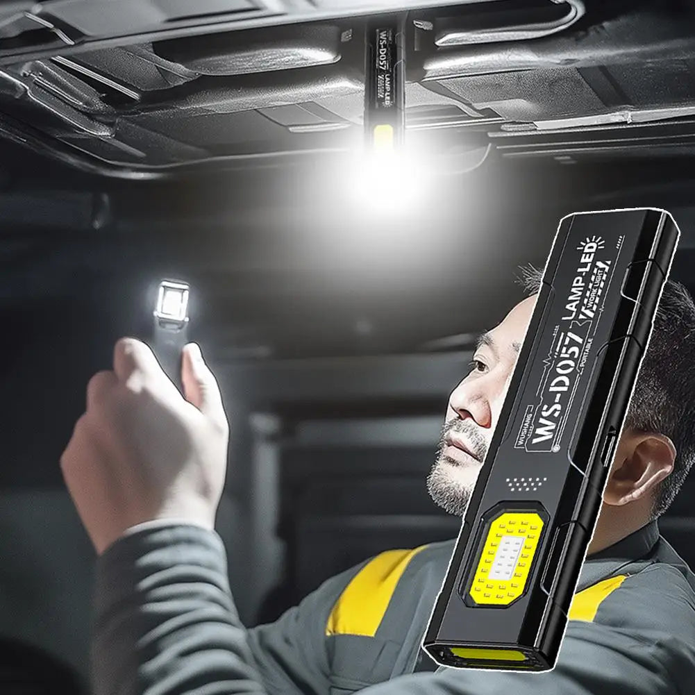 Outdoor LED Flashlight 550Lm Portable Mini Torch Light Pocket Lantern Flood Work Light with 5 Modes