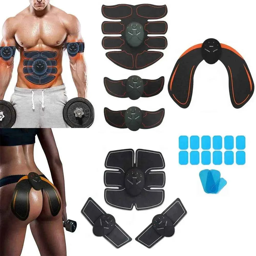 EMS Electric Abdominal Muscle Stimulator Hip Trainer Home Gym Slimming Muscle Toner Massager for Fitness And Body Shaping