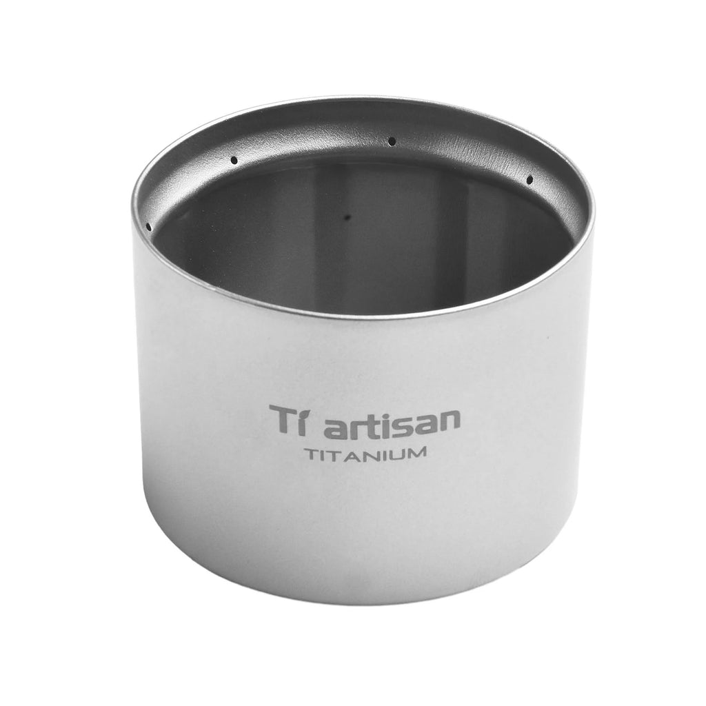 70ml Camping Titanium Alcohol Stove Lightweight Liquid For Furnace Titanium Alcohol Stove Outdoor Camping Accessories