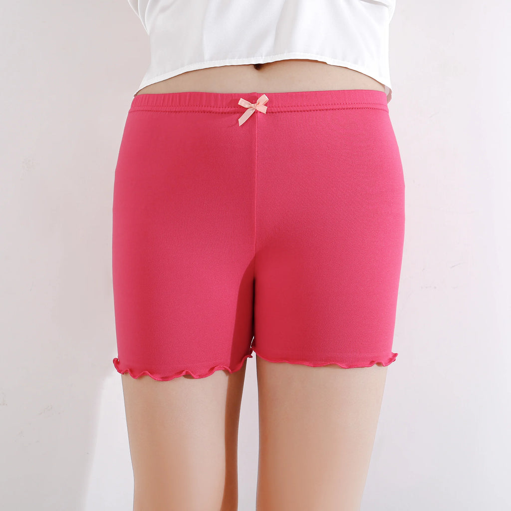 3 Pcs/Pack Summer Girls Shorts Kids Safety Pants Adorable Underwear Clothes Children's Cute Bow Short Underpants for Young Girls
