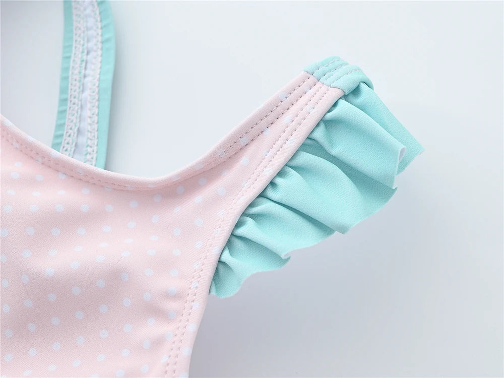 Toddler Infant Baby Girls Swimwear Watermelon Swimsuit Swimming Beach Bathing Bikini Cute Summer One-Piece Swimming Baby Overall