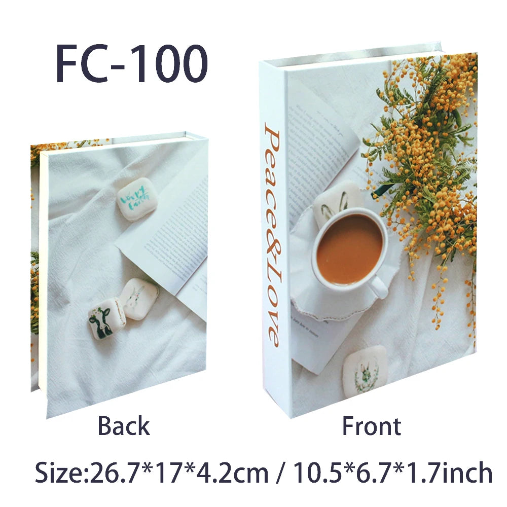 Home Decor Fake Books Coffee Table Books Ornaments Living Room Decoration Luxury Fake Books Storage Box Aesthetic Decoration