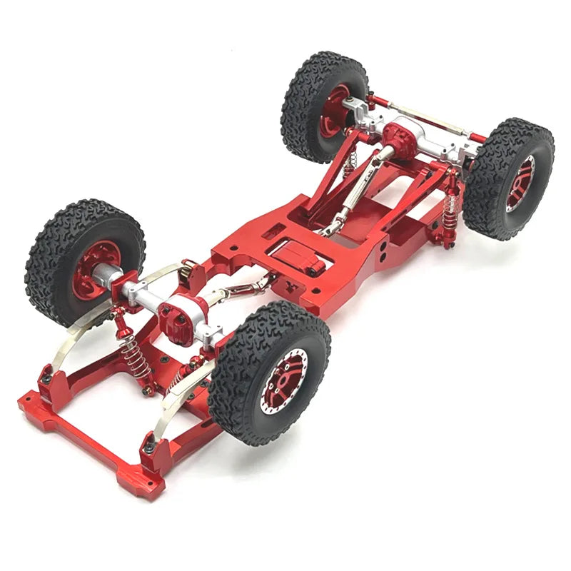 Metal chassis pull rod shock absorber transmission shaft 370 gearbox assembly For MN82 LC79 82S 82Por 1/12 RC Car Upgrade Parts